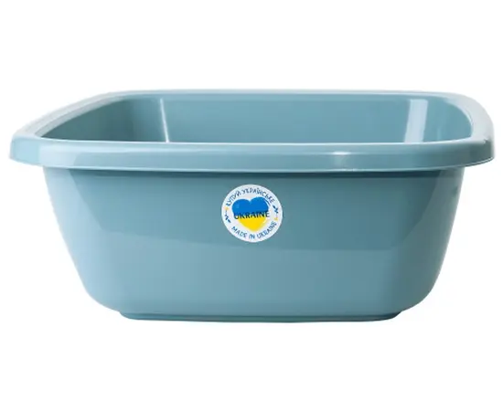 Таз квадратный Aleana 9 л голубой