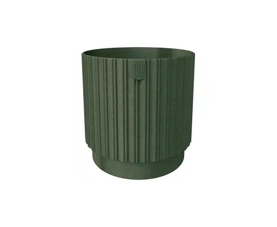 ქოთანი ყვავილის FORM PLASTIC Mika Cyli Petit 18 Eco Wood malachite green