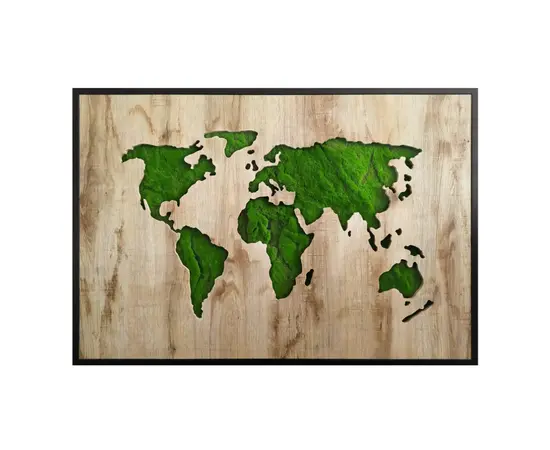 Картина Styler GD003 GREEN MAP 70x100 см
