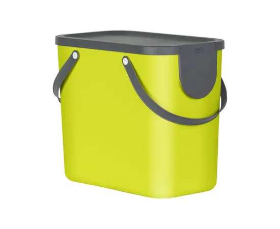 Waste sorting container Rotho Albula lime 25 l