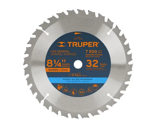 საჭრელი დისკი ხისთვის Truper ST-832 210 მმ