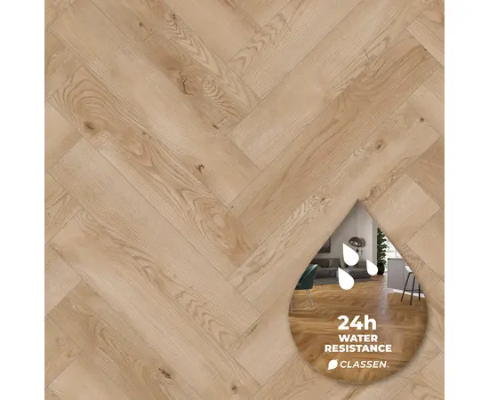 Laminate Classen Ville HB Orpesa Oak AC4/32 643x131x8 4V