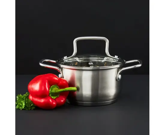 Steel pot with lid DAJAR AMBITION Hugo 18 cm