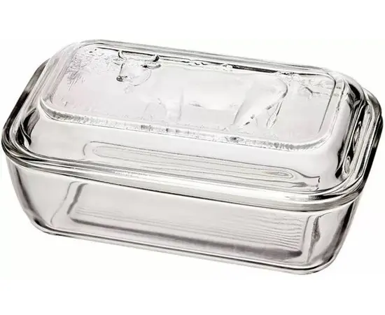 Butter Dish Glass DAJAR LUMIC 3902 17x10.5 cm