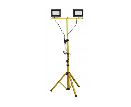 პროჟექტორი შტატივი DPM LED 2 50W 4500K 7000Lm h1400 IP65 ST2X50