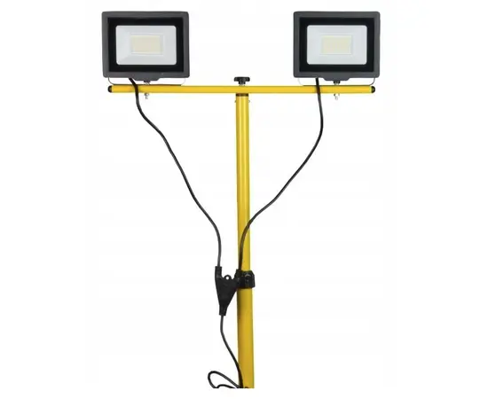 პროჟექტორი შტატივი DPM LED 2 50W 4500K 7000Lm h1400 IP65 ST2X50