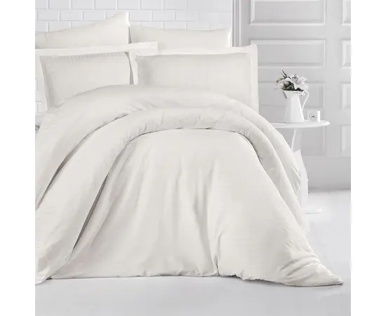 Bed linen set white 160x220 cm