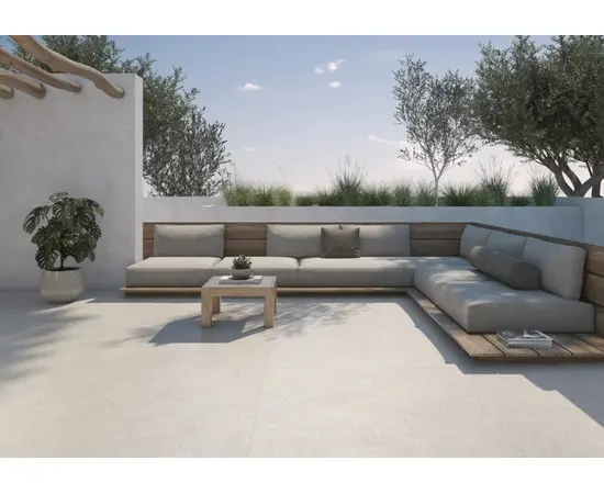 Porcelain tile Azuvi VINCI WHITE (PRC) 60X120 SL RC