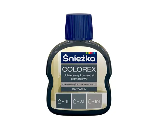Universal pigment concentrate Sniezka Colorex 100 ml black N90