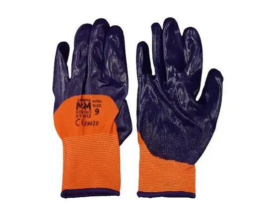 Nitrile coated gloves M2M P-XY-N012 S9