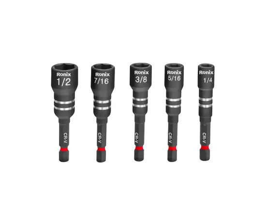 Bit set 5 pcs Ronix-5457