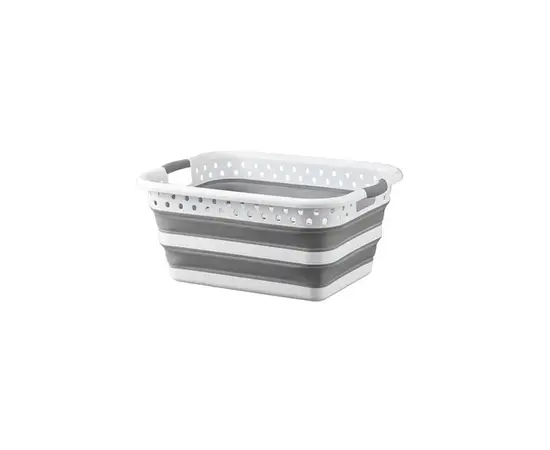 Laundry basket foldable silicone PLASTART 40 l