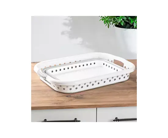 Laundry basket foldable silicone PLASTART 40 l