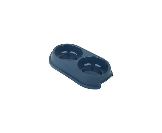 Двухсекционная миска для животных PLAST ART 0,25 + 0,25 л