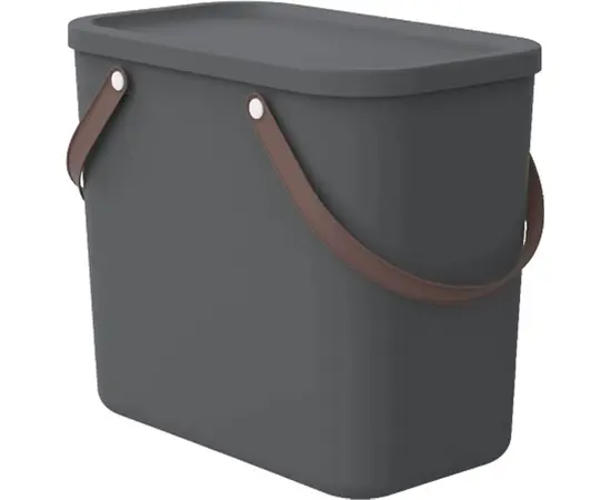 Multifunctional storage box ALBULA gray