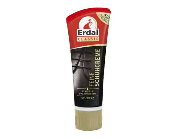 Shoe cream with sponge Erdal black 75 ml