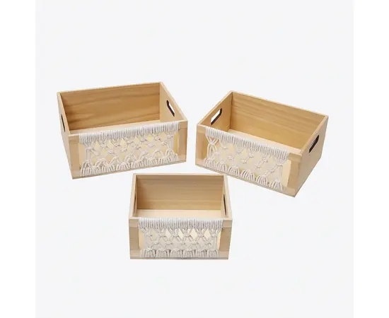 Woven basket YL-09 3 pc