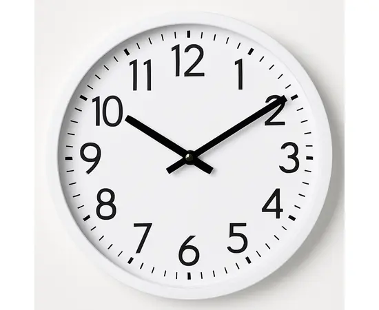 Wall clock plastic 17472
