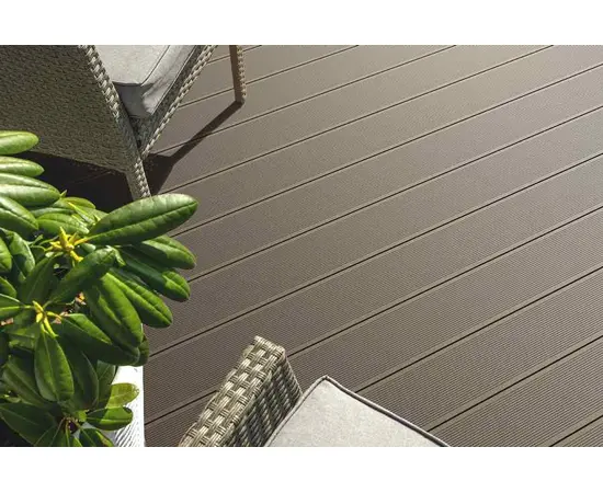 Доска террасная Bergdeck WOOD Nut Brushed 1шт=0,36м² 2400X150X25 мм