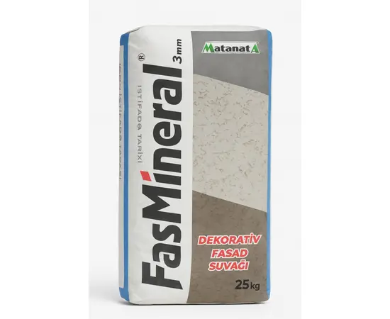 Штукатурка декоративная фасадная Fasmineral 3 мм 25кг