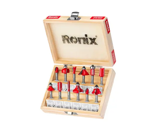 საფრეზი მანქანის პირების ნაკრები 12 ც Ronix-5341