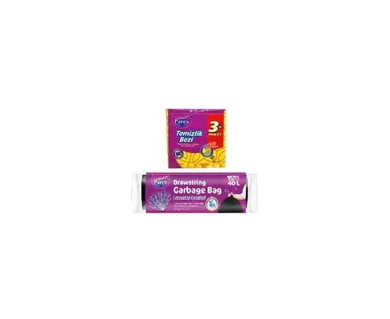 Garbage Bag 40L+cleaning cloth microfiber 3 pcs