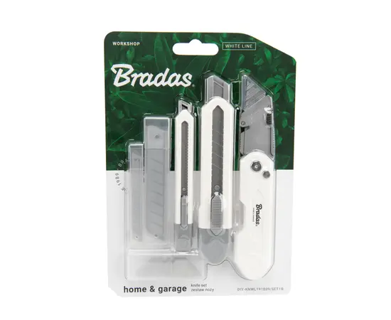 დანების ნაკრები შესაცვლელი პირებით BRADAS DIY-KNWL191809/SET1B