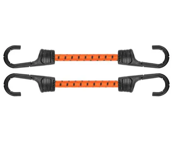 Rubber cord with hooks Bradas BCH2-08060OR-B 0.8x60 cm 2 pcs