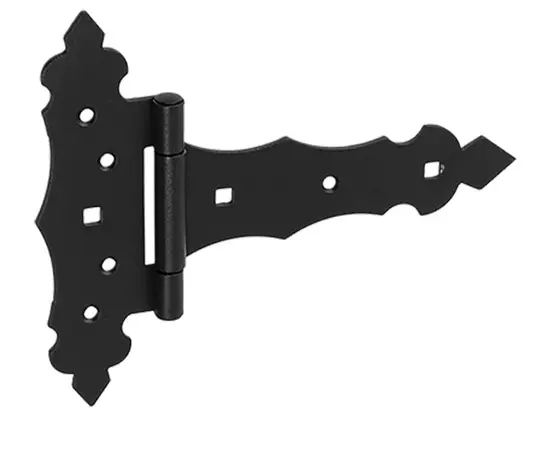 Петля декоративная для ворот Domax ZOB150 C 150x50x170x2,5 black