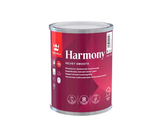 ინტერიერის საღებავი Tikkurila Harmony A 0,9 ლ