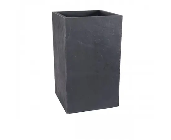 Горшок пластиковый EDA Plastiques CARRE HAUT VOLCANIA'UP 29,5 X 29,5 X 49,5см 36л