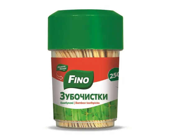Зубочистки бамбуковые Fino 250 шт
