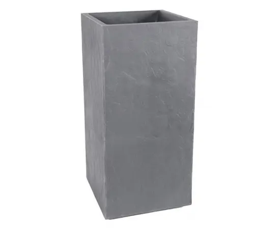 Горшок пластиковый BAC CARRE HAUT VOLCANIA 39,5 X 39,5 X 80 CM - 31 L (G.GL SX1)