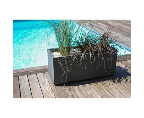 Горшок пластиковый EDA Plastiques JARDINIERE GRAPHIT'UP 79,5 X 29,5 X 29,5 см 57 л