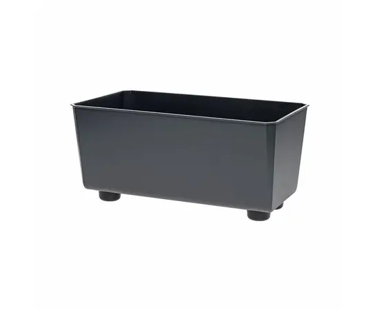 Горшок цветочный Lamela SAGA 375x170 recycled box - anthracite 6L