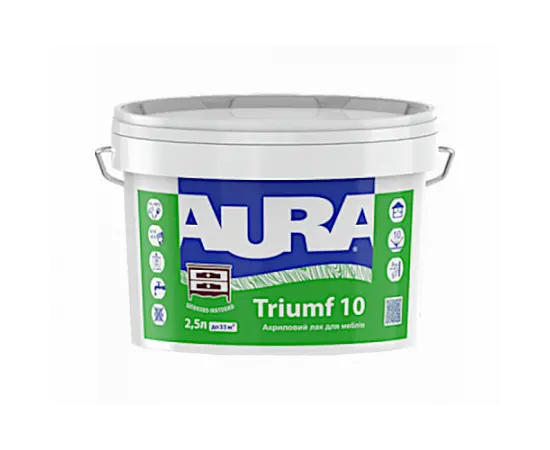 Acrylic furniture varnish Eskaro Aura Triumf 10 2.5 l