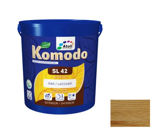 ლაქი Komodo SL-42 Acrylic მუხა 2.3 ლ