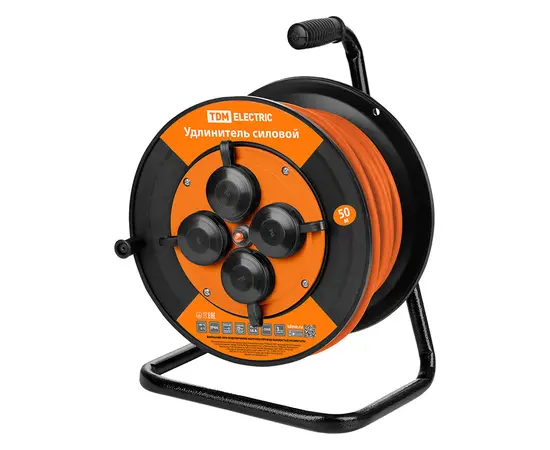 Катушка TDM 4х50м 3х1.5мм2  SQ1301-0543