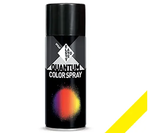 სპრეი საღებავი Elastotet QUANTUM COLOR SPRAY RAL 1023 TRAFFIC YELLOW 400ml