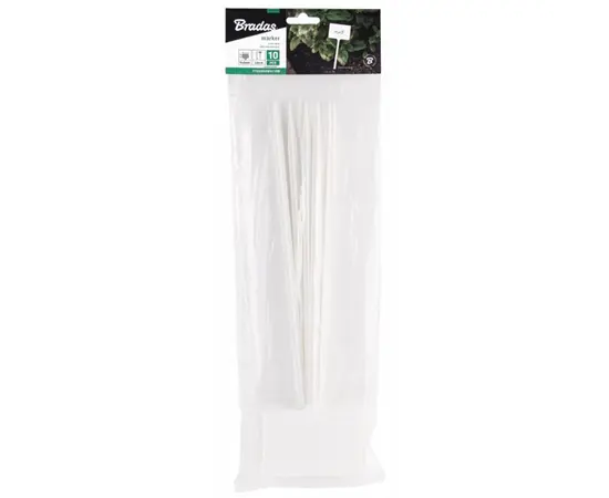 Plant marker white Bradas 33x9 cm 10 pcs
