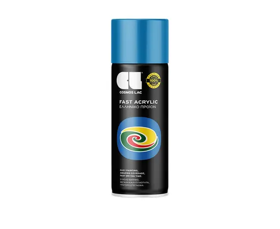 Lac-spray paint Cosmos Lac FAST ACRYLIC RAL5012 light blue 400 ml