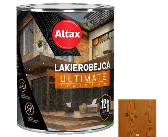 ლაქი ფასადის Altax Ultimate ტექი 0.75 ლ
