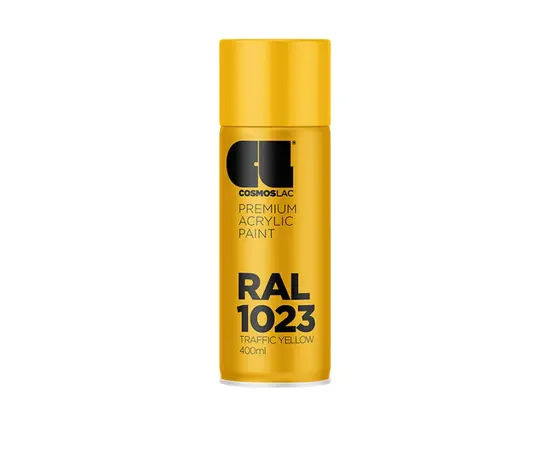 Lac-spray paint Cosmos Lac COSMOS RAL 1023 traffic yellow 400 ml