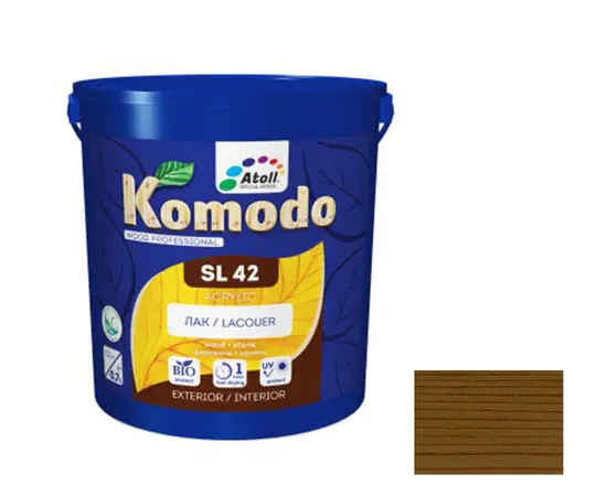 ლაქი Komodo SL-42 Acrylic კაკალი 0,7 ლ.