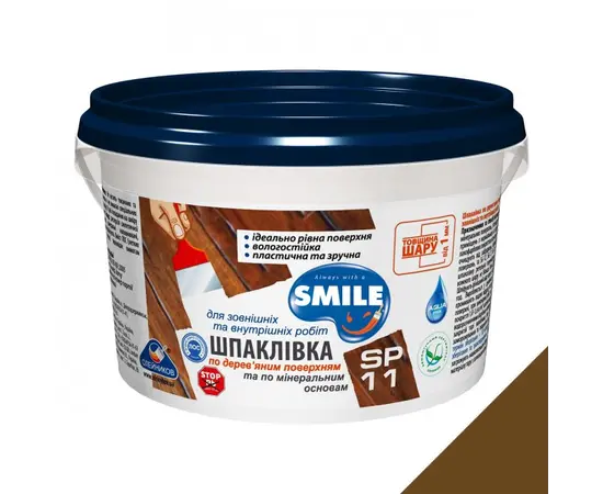 Шпаклевка Smile SР-11 A орех 0,35 кг