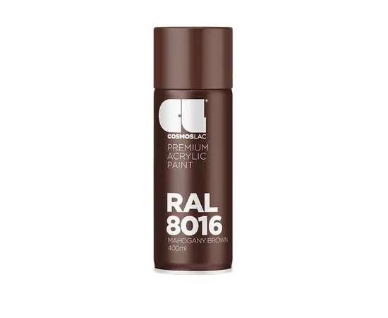 Lac-spray paint Cosmos Lac COSMOS RAL 8016 mahogany brown 400 ml