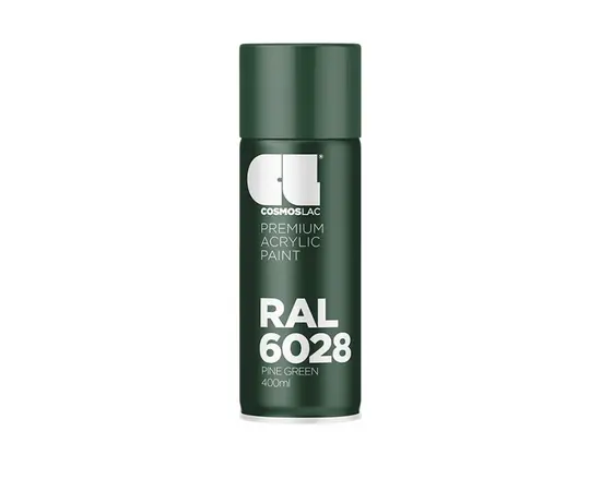 Lac-spray paint Cosmos Lac COSMOS RAL 6028 green pine 400 ml