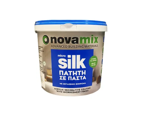 მიკროცემენტი Novamix PLANOCOLOR MICROSILK BASE 15 კგ