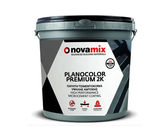მიკროცემენტი Novamix PLANOCOLOR PREMIUM 2K 7.5კგ+1კგ
