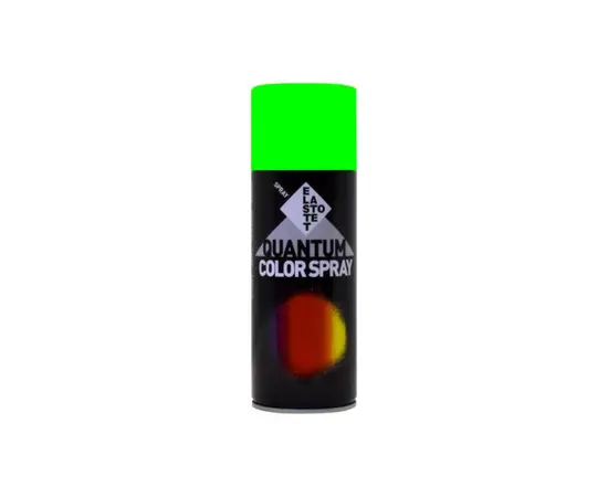 სპრეი საღებავი Elastotet Quantum color spray Fluorescent F 10 მწვანე 400 მლ